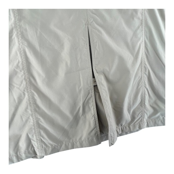 Lands End Beige Quilted Removable Lined Rain Trench Coat Womens X-Large 18/20 - Picture 9 of 14